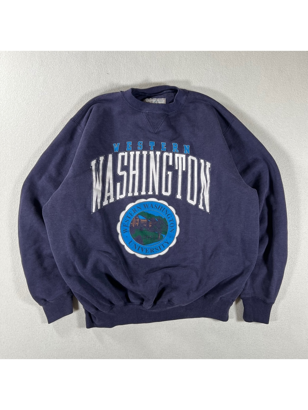 Vintage Western Washington University Crewneck sweater Sz XL